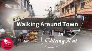 [街歩き] 海外散歩 チェンライ・タイ  12   バスターミナル1からワットプラケオ   　Chiang Rai Thailand City walking　busterminal PhraKaew