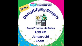 Demystifying Budgets Introduction