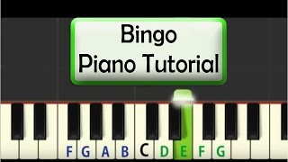 Easy Piano Tutorial: Bingo