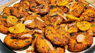 Chicken Tawa Kebab Recipe | How To Make Tawa Chicken Kebab Recipe At Home | Chicken Kebab Recipe,