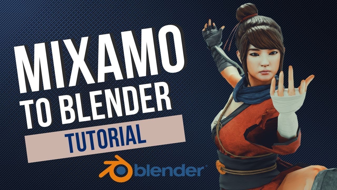 Mixamo To Blender Tutorial - Import Characters And Actions From Mixamo ...