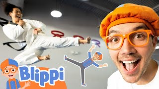 Blippi Learns Taekwondo! Educational Videos for Kids