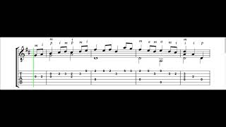 CALVI, Carlo - Canario (Solo Guitar Tab PDF)