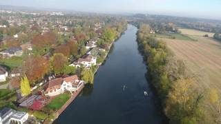 Bray Village and River Thames in 4k