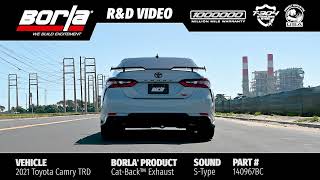 Borla Exhaust for 2020-2024 Toyota Camry TRD