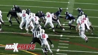 Trick play where QB hands off to OL for TD run - #MPTopPlay