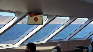 Naviera Armas fast ferry Volcan de Tagoro approaching Santa Cruz Tenerife