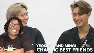 ATEEZ Yeosang and Mingi being the definition of chaotic best friends | 에이티즈 여상x민기 | REACTION