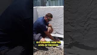 This is an overflow scupper  #miamiroofing