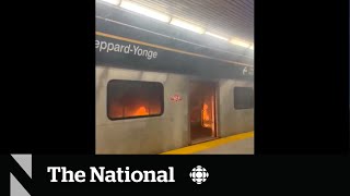 E-bike battery fire engulfs Toronto subway car