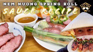Brodards Grilled Pork Loaf Spring Roll Recipe | Bi Quyet Sot Cham Nem Nuong