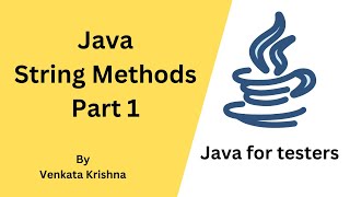 Java - String Methods - Part 1