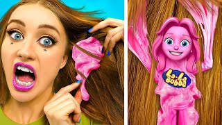CRAZY Girly Problems With LONG Hair - Beauty Struggles | If Makeup Were People by La La Life Emoji