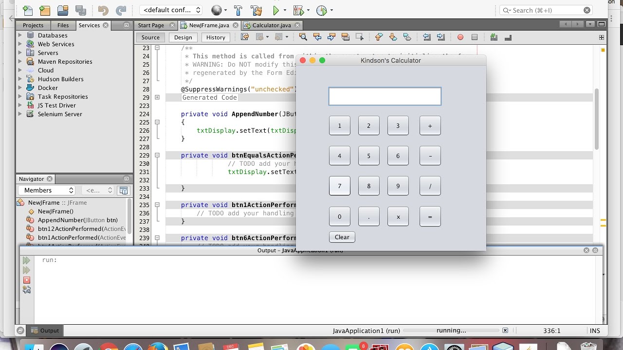How To Create A Simple Calculator In Java Using Netbeans Youtube
