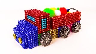 DIY - How To Make Truck Car From Magnetic Balls ( Satisfying ) | Amazing Magnet World