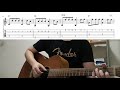Demons - Imagine Dragons Easy Fingerstyle Guitar Playthrough Tutorial With Tabs