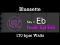 Bluesette - Backing Track with Intro + Lyrics in Eb (Female) - Jazz Sing-Along