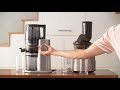 hurom h ai slow juicer vs. wide mouth slow juicer