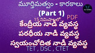 Psychology classes in telugu | మూర్తిమత్వం   కారకాలు Part 1 | Psychology bits in telugu | #tetdsc