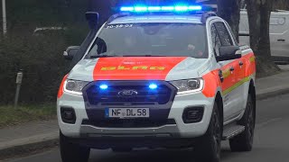 [Reizgas in Schule versprüht - MANV] Einsatzfahrten zu Großeinsatz in Mildstedt