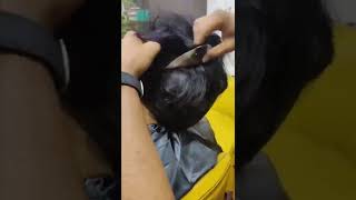 Clipping hair patch // and long hair style //  #hairpatch #shorts #trending #viral #youtubeshorts