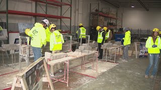 Miron Construction hosts students for hands-on construction career day