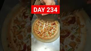 DAY 234 PIZZA CUTTING CHALLENGE #shorts #viral #trending