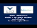 Winspire Solutions Awarded Asia Partner of the Year 2022 for Business Analytics Solutions