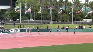 2012年第3回鹿児島県記録会　少年B男子200m　タイムレース14組