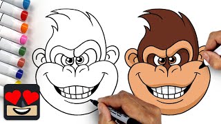 How To Draw Donkey Kong for Beginners
