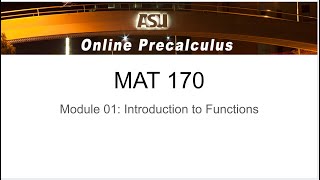 MAT170 Module01