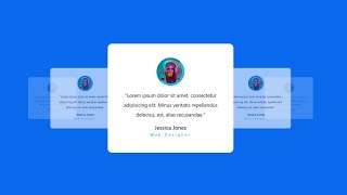 How to Create 3D Testimonial Carousel using Materialize CSS