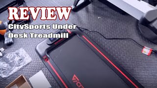Review CitySports Under Desk Treadmill 2023