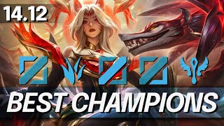 BEST Champions In 14.12 for FREE LP - CHAMPS to MAIN for Every Role - LoL Meta Guide