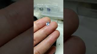 Natural Pearl Cut Blue Sapphir Corundum No treatment 1ct