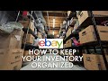 How to organize and manage your eBay inventory