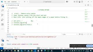 String Method Part 3(Javascript)
