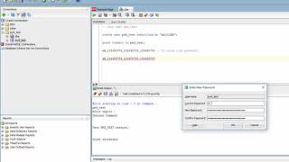 Oracle Password Reset (SQL Developer)