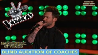 BLIND AUDITION OF COACHES ON THE VOICE [PART 1]