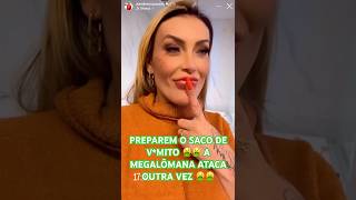 Andressa Urach announces yet another abomination for this Monday. Run away from the internet 😰😰😰
