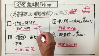 宅建  【過去問Pick up】建築基準法・建築確認　平成27年・問17