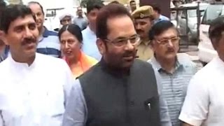 Mukhtar Abbas Naqvi taken into custody over poll code violation case, gets bail