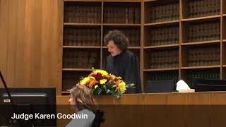 Induction of new judge Karen Goodwin