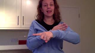 British Sign Language useful signs-Wake up, Before, Early