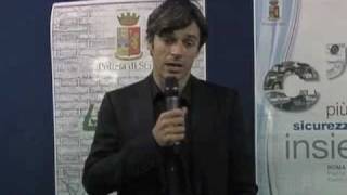 Luca Argentero al concerto "Uniti nei valori" 2011