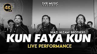 Kun Faya Kun | Live Qawwali Performance 2025 | Niazi Nizami Brothers | SVR Music