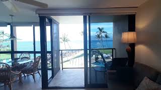 Kihei Surfside 304 1 bed + 1.5 bath vacation rental oceanfront Kihei Maui