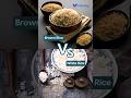 Brown Rice vs White Rice | Diabetes-Friendly foods | Fitterfly #shorts