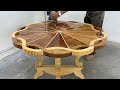Video Tutorial To build A Table With Amazing Curves Will Make You Satisfied - Skillful woodworking