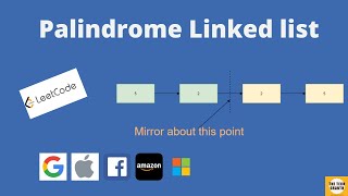 Leetcode 234 | Palindrome Linked List | Reverse LinkedList | Hare and Turtle | Fast and Slow Pointer